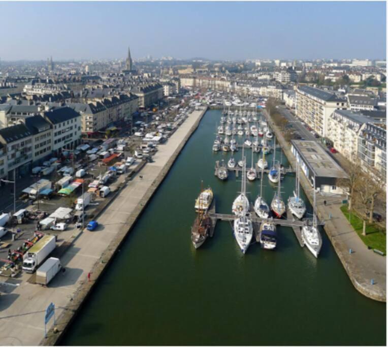 F2 Au Calme 350M Gare/10Min Centre Ville Caen Exterior foto